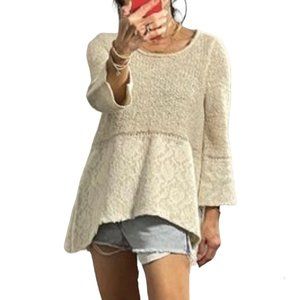 Knitted & Knotted Hi-Low sweater by Anthropologie